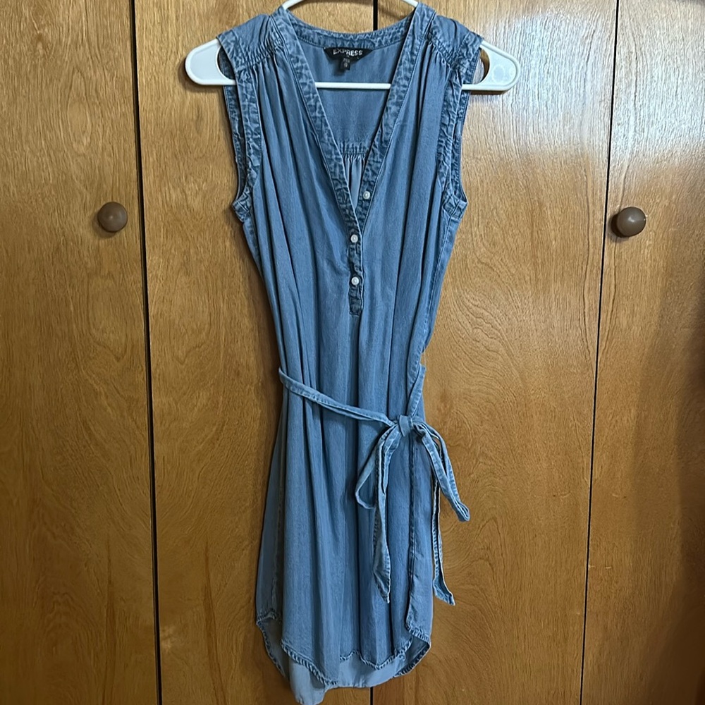Express jean dress
